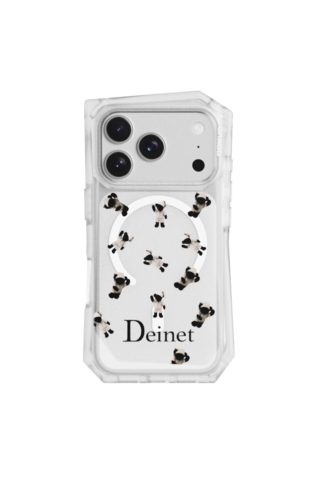 다이닛 [DEINET X GRAGG] MAGSAFE LANDING CORNER CASE - NIGHT BEAR CLEAR IN 17 상품 이미지 1