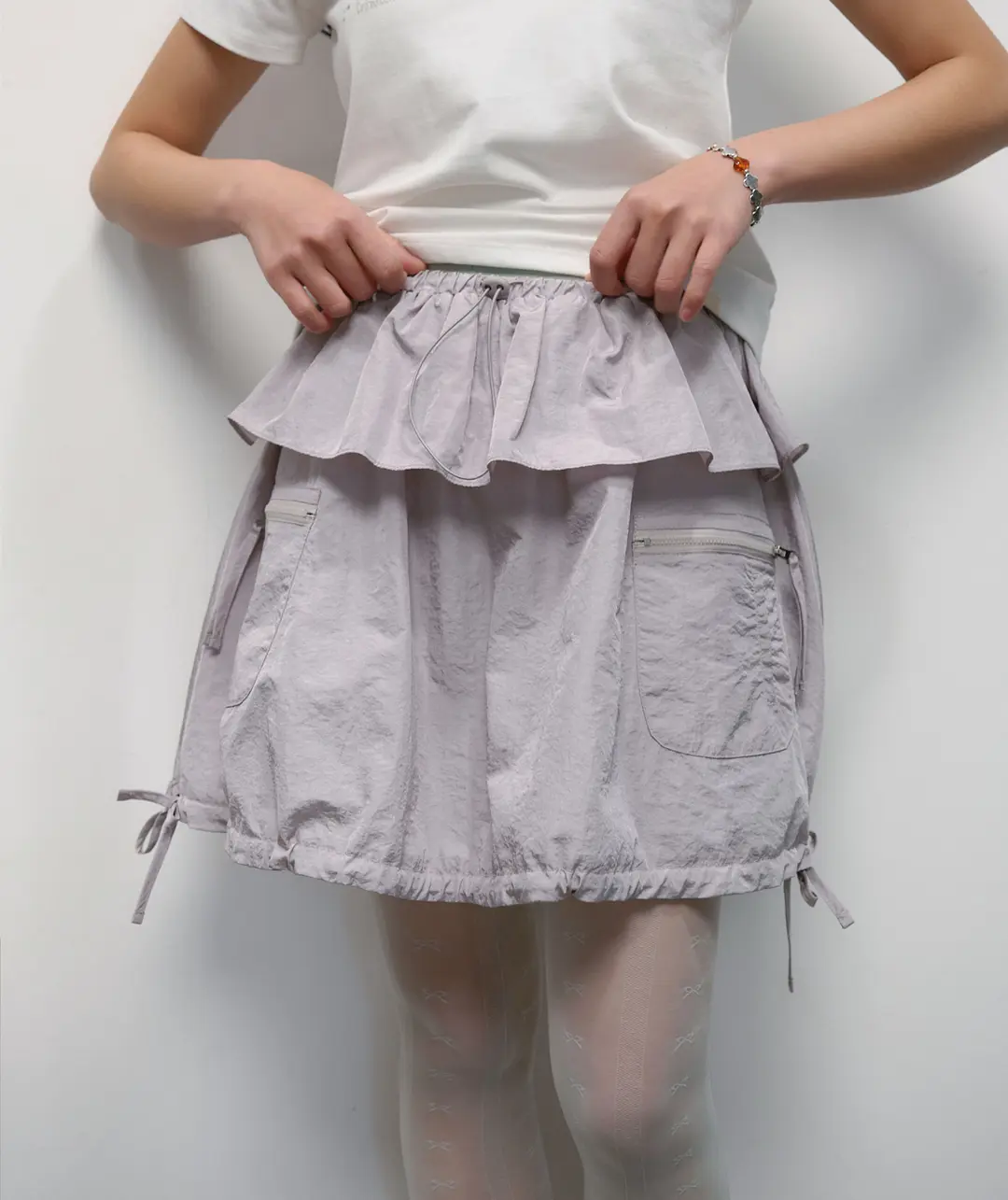 타입서비스 Shiny Balloon Skirt [Gray] 상품 이미지 2