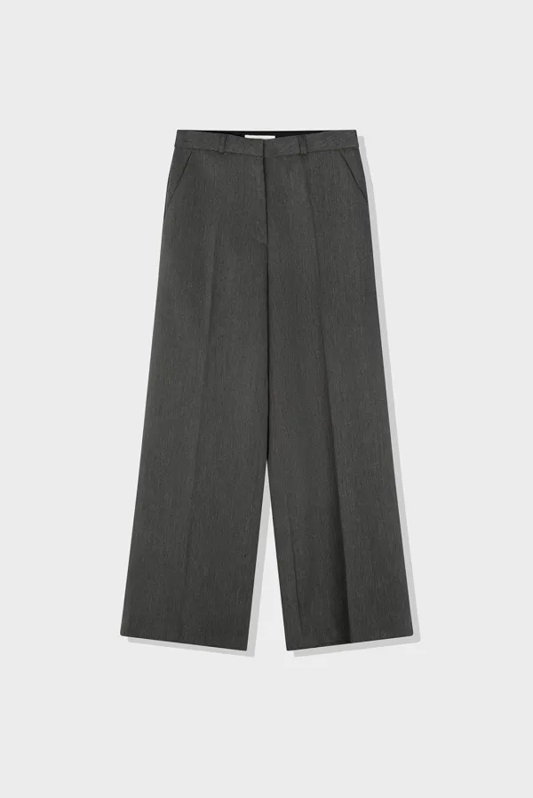 monet wide slacks - gray