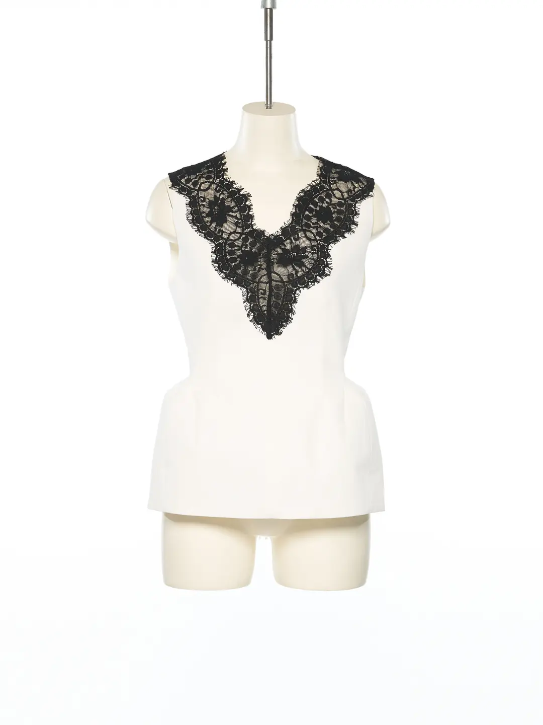 푸쉬버튼 PS25 WHITE HOURGLASS SLEEVELESS TOP 상품 이미지 1