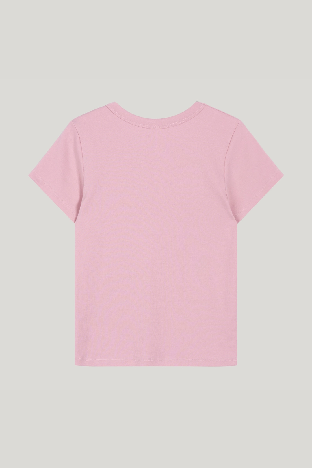포에트 서울 basic round t-shirts_pink 상품 이미지 3