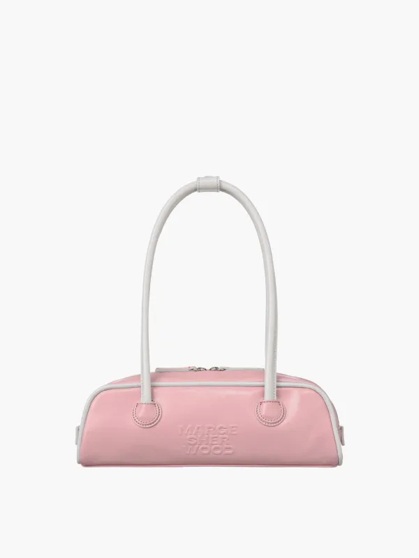 SOFT BOSTON EW MINI PIPING_baby pink+light grey crinkle