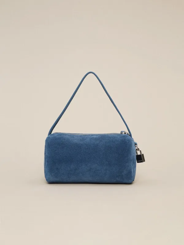 Adnan Bag Suede Blue Loom (2nd)