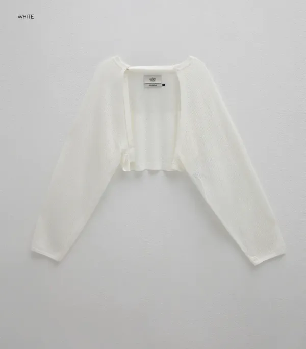 (Z-CD-2123)COLING SCASI KNIT BOLERO