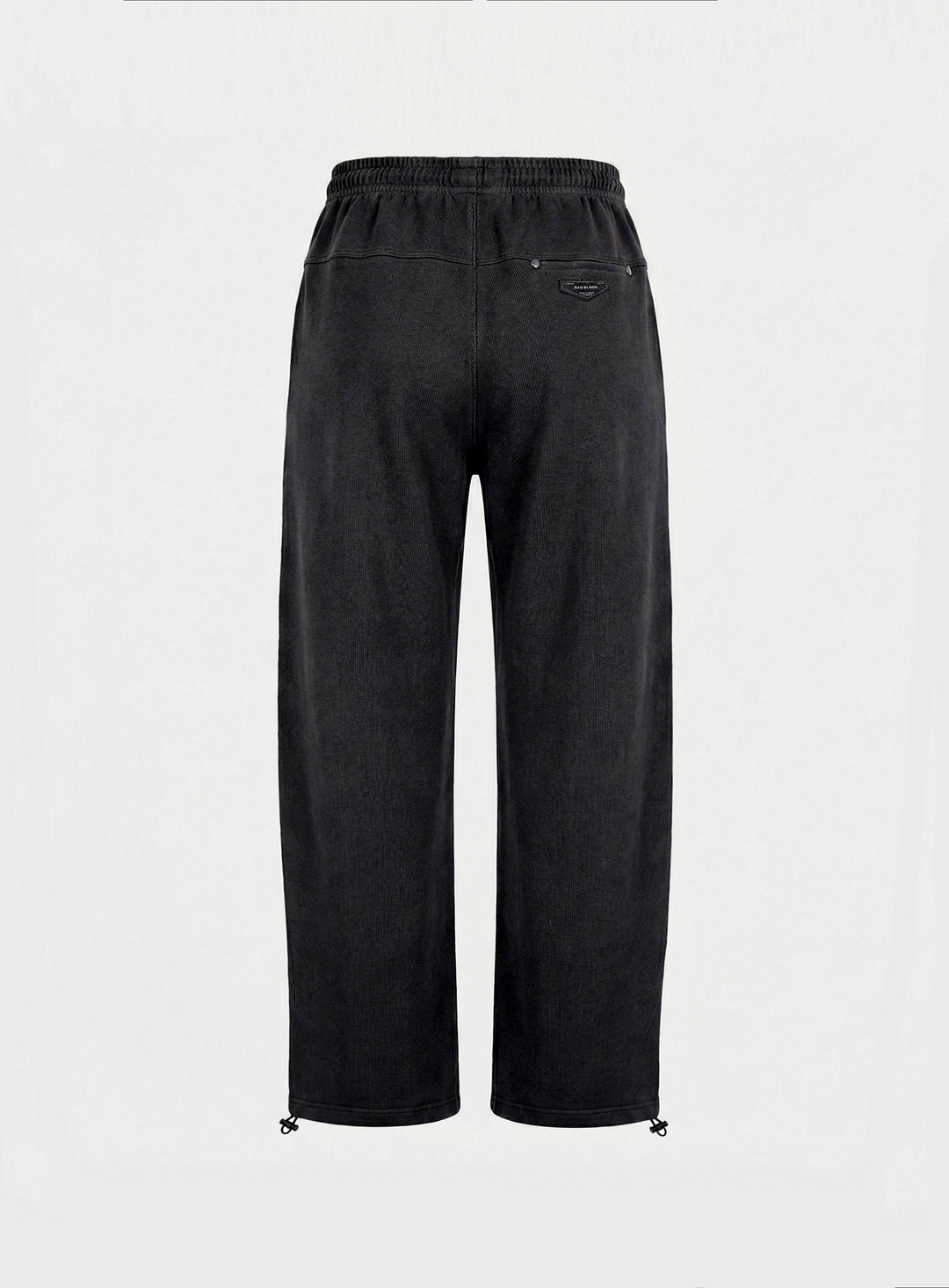 배드블러드 [w-pts26-036] BS Soft Terry Baggy Joggers - Black 상품 이미지 2