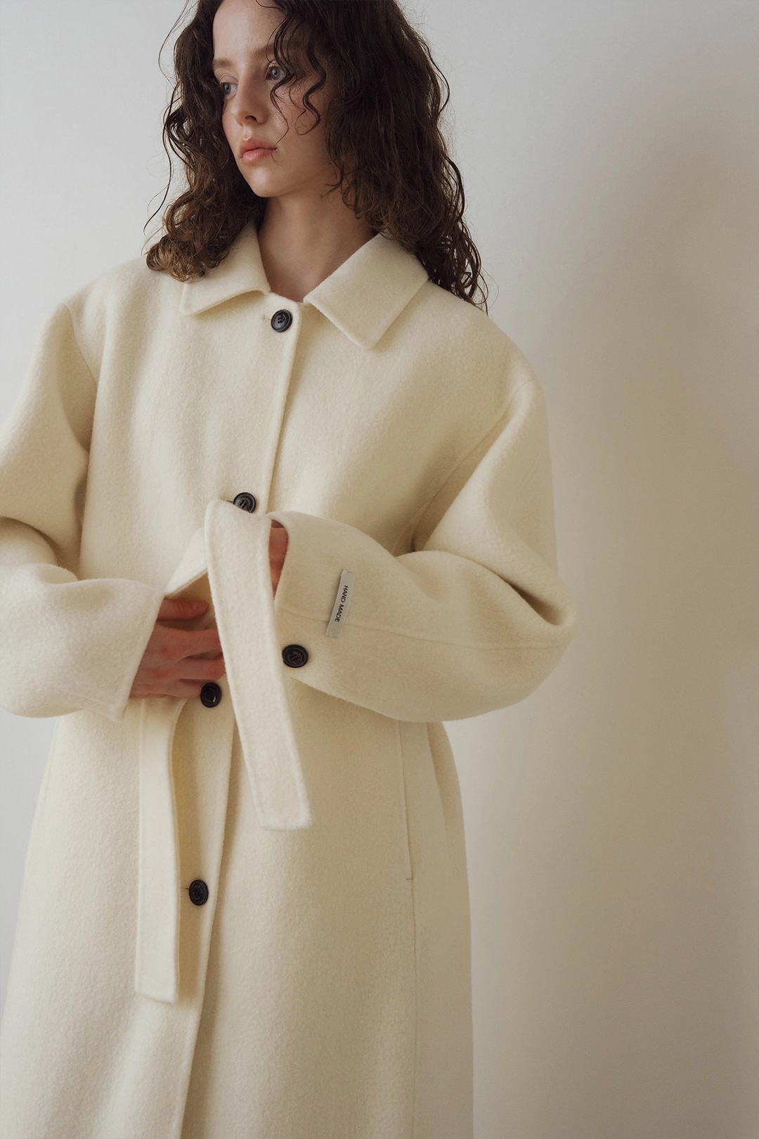 샤드라마 FORME WOOL HANDMADE COAT [PURE IVORY] 상품 이미지 2