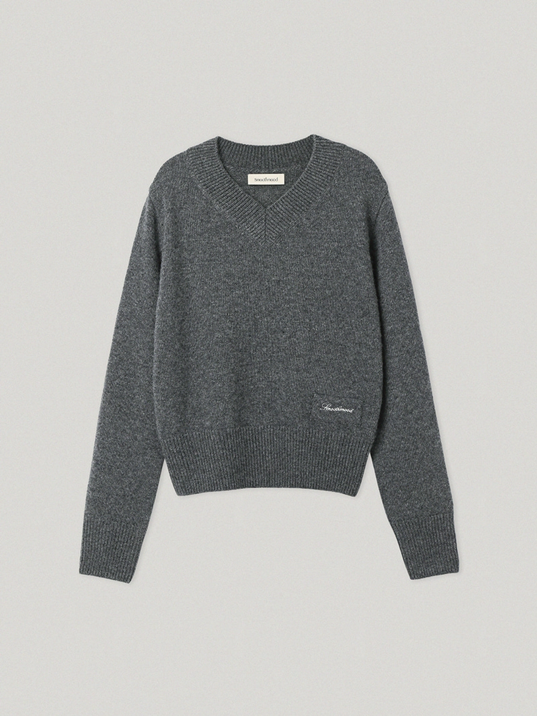 스무드무드 Yana Bow Knit Gray (4th) - Smoothmood 상품 이미지 1