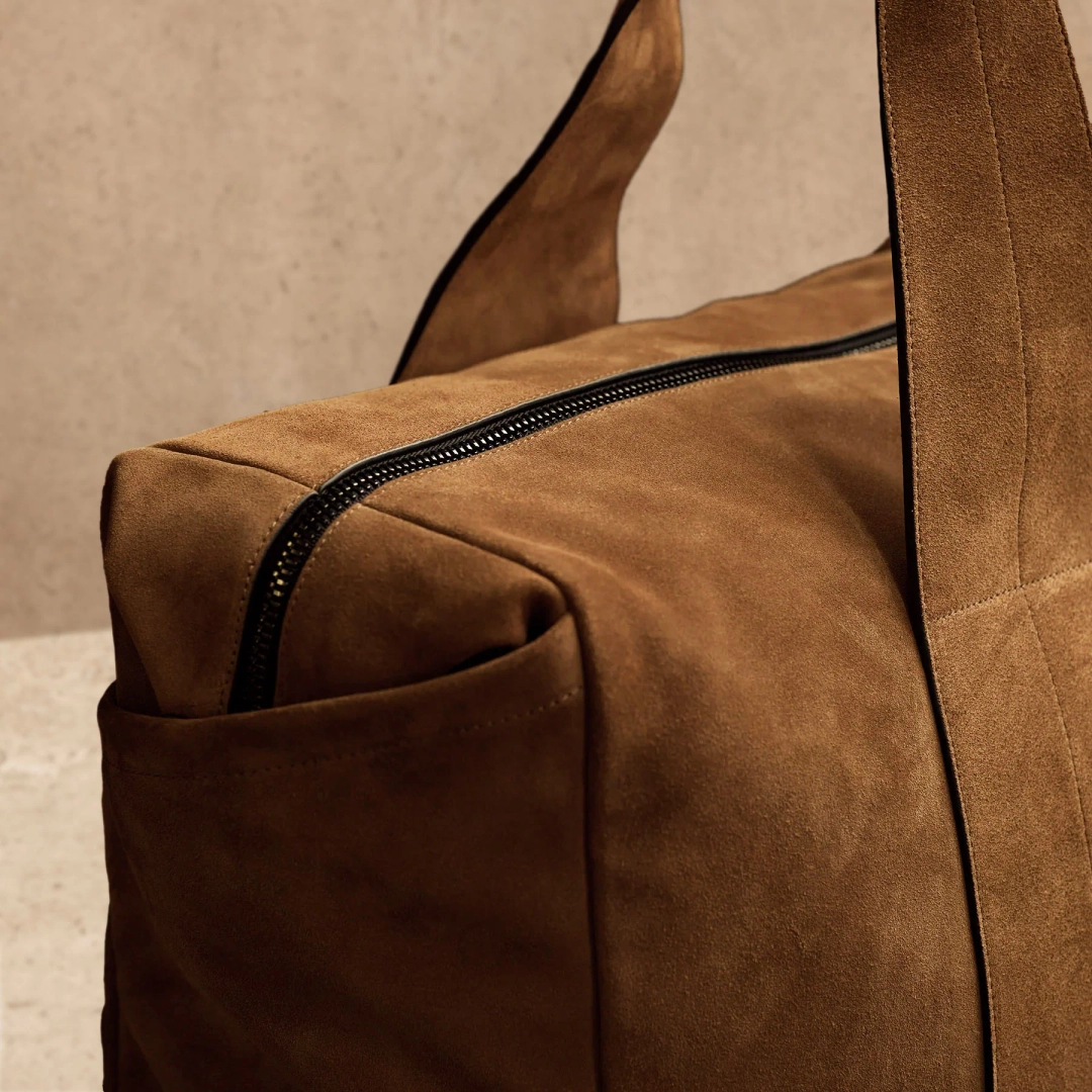 제임스펄스 Suede Montecito Weekend Bag - Tabacco 상품 이미지 3