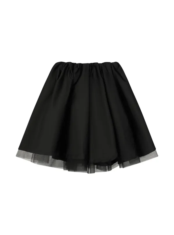NYLON TUTU SKIRT (BLACK)