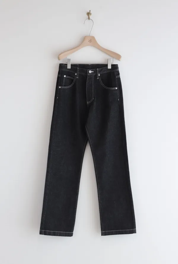 CHIBIS DENIM PANTS (BLACK)