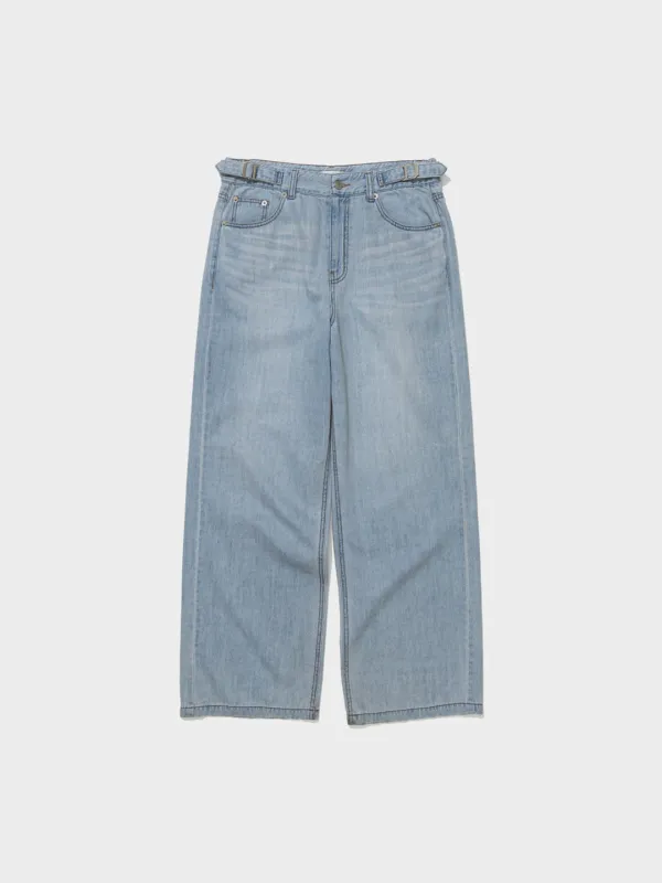 Airy Oversized Jeans_Blue