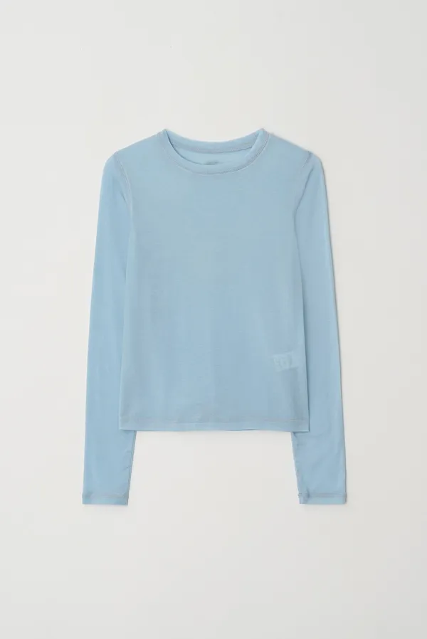 soft sleeve tee - sky