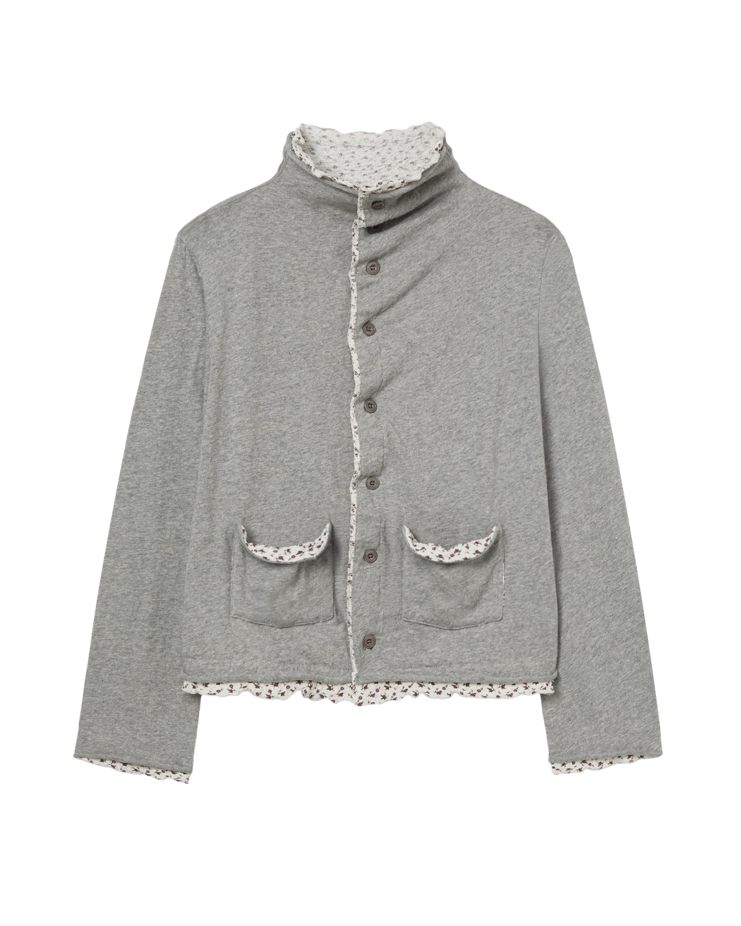 에이이에이이 LAYERED CARDIGAN [MELANGE GREY] 상품 이미지 2