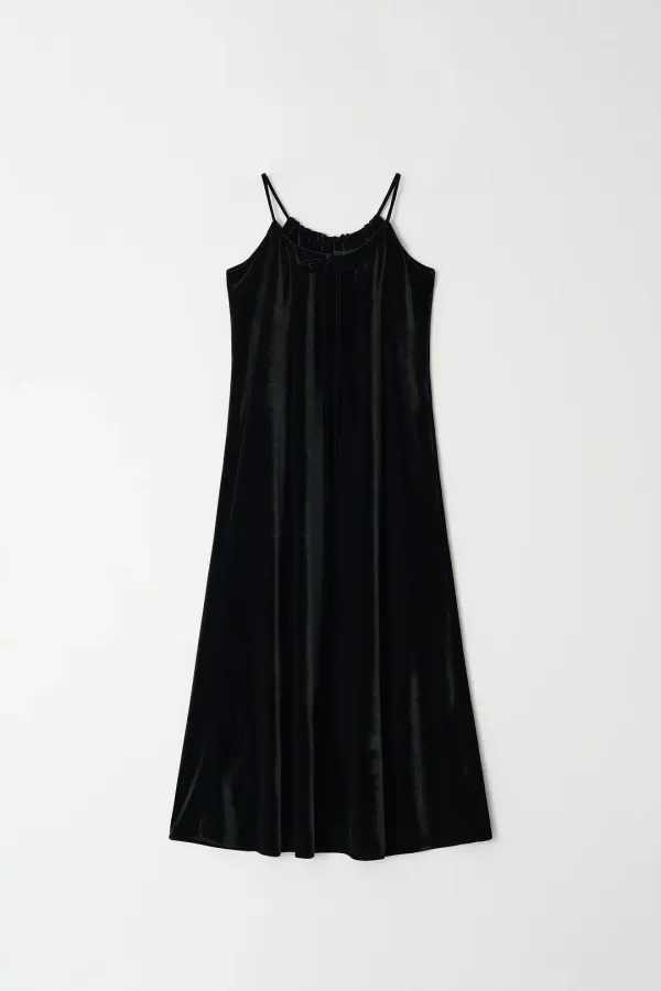 [2nd] Ribbon Velvet Dress