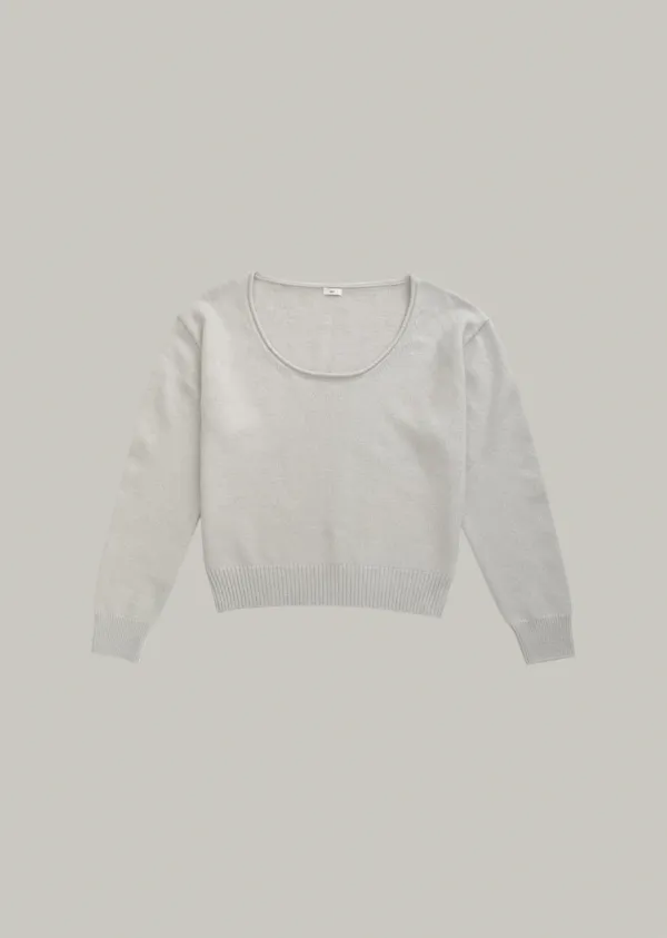 mellow scoop neck knit (beige)