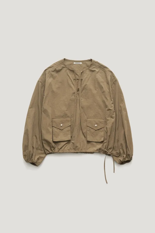 TOOL SPORTY BLOUSE_KHAKI / ₩144,000