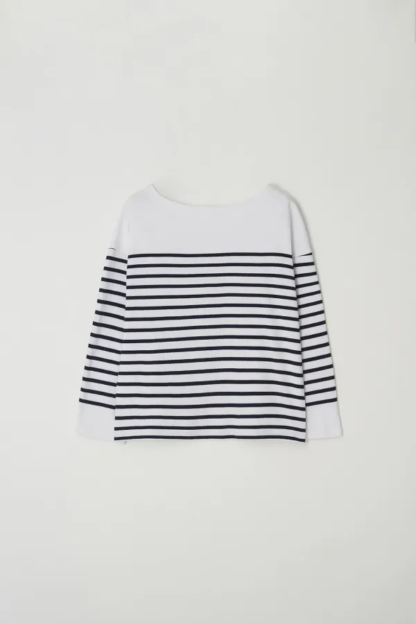 boat stripped t-shirt