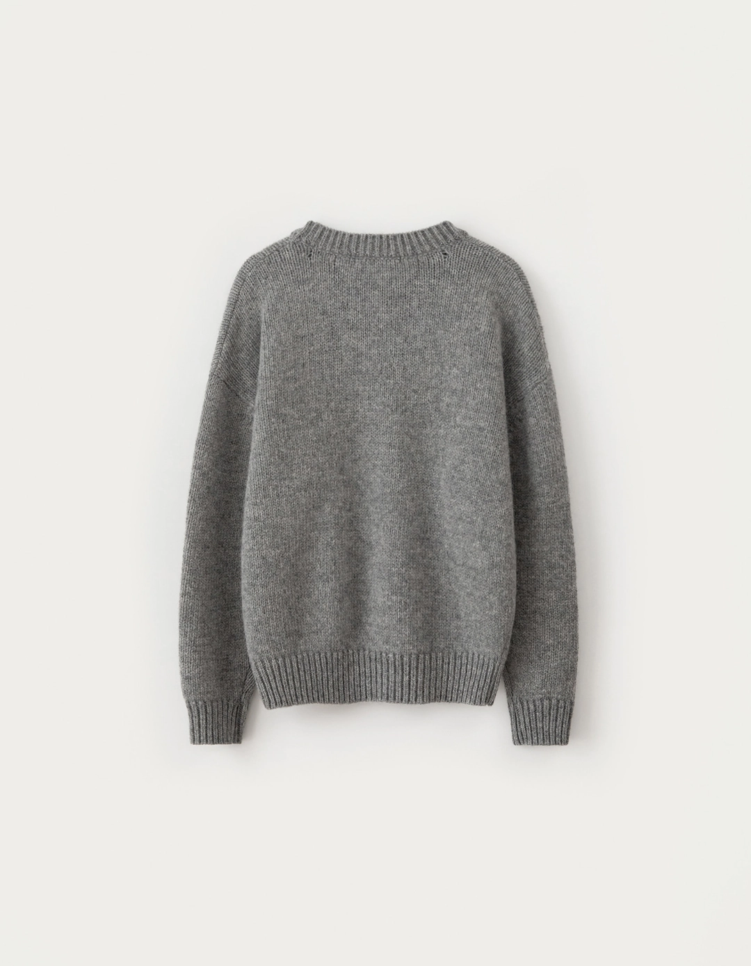 썸웨어버터 Boucle Heart Wool Knit - Grey 상품 이미지 3