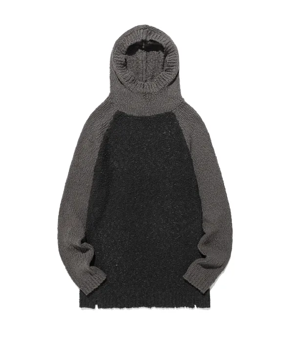 dress hoodie knit[charcoal]