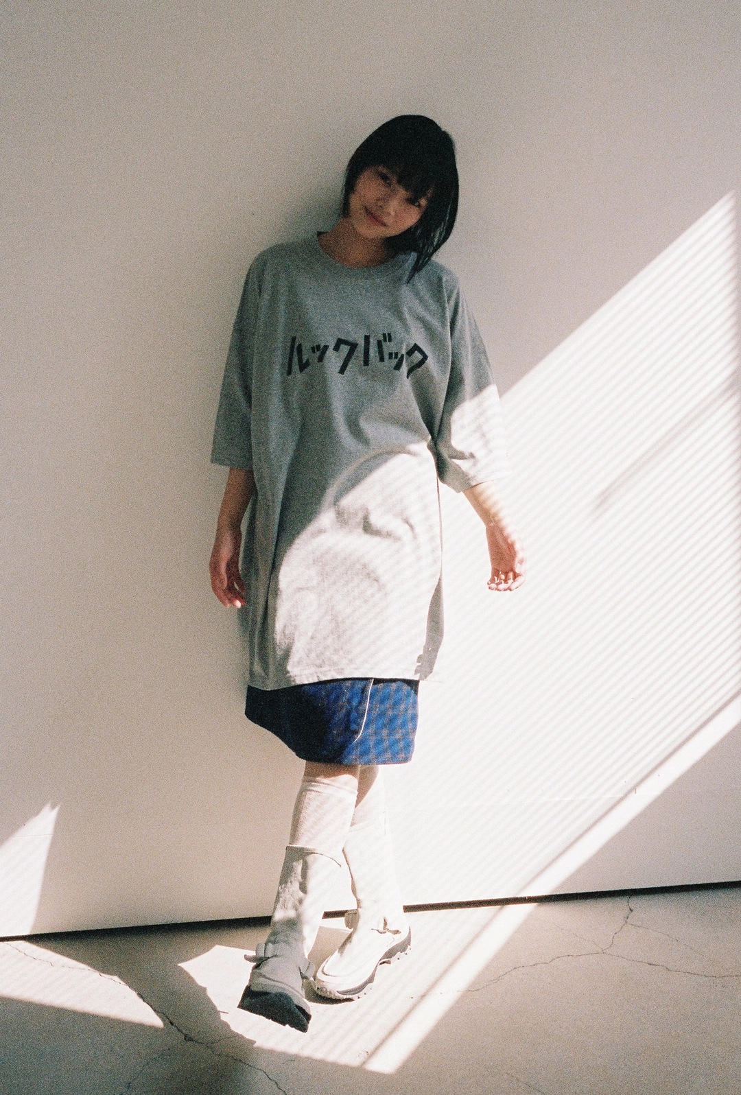 나이스고스트클럽 [11/2 pre-order]lookback fujino back sign bigbig tee[grey] 상품 이미지 2