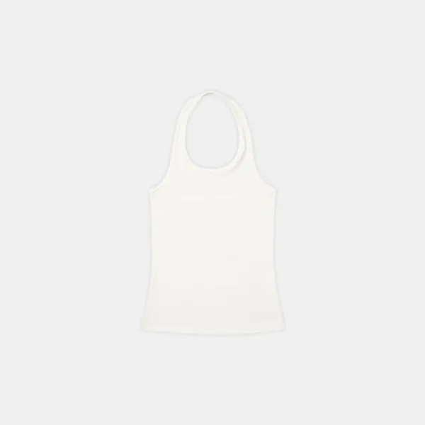 SITP5203 레트로 홀터넥 나시_Ivory