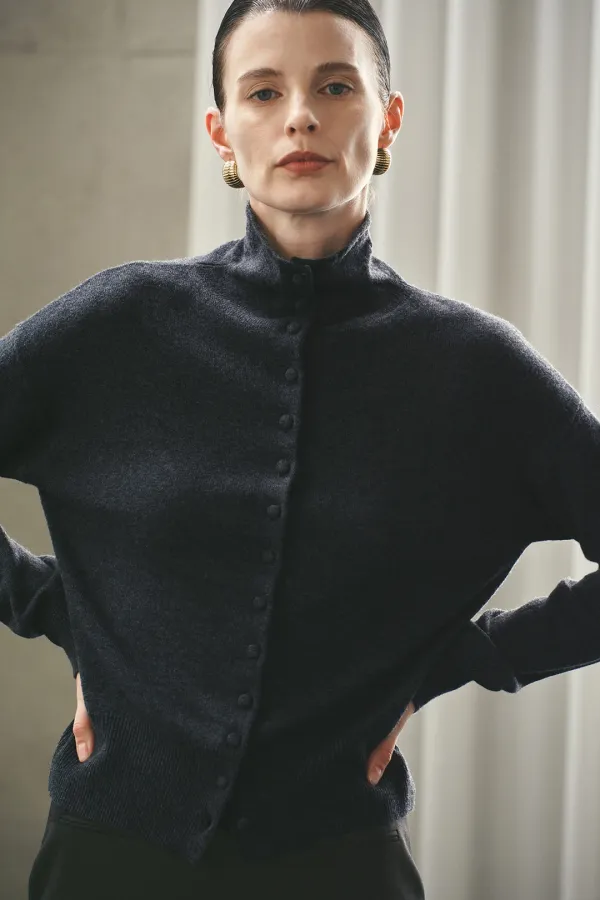 Maeve Wool Cashmere Knit Cardigan