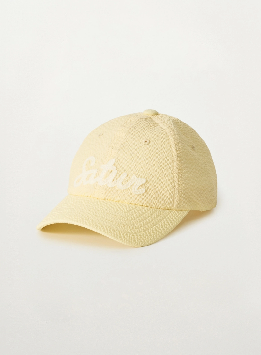 세터 Seersucker Logo Ball Cap - Light Yellow 상품 이미지 1