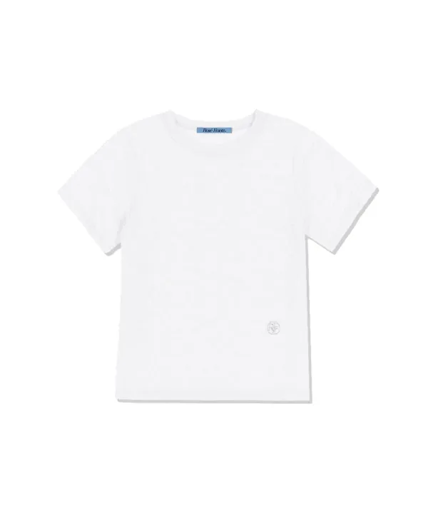 Wrinkle Slimfit T-shirt [White]