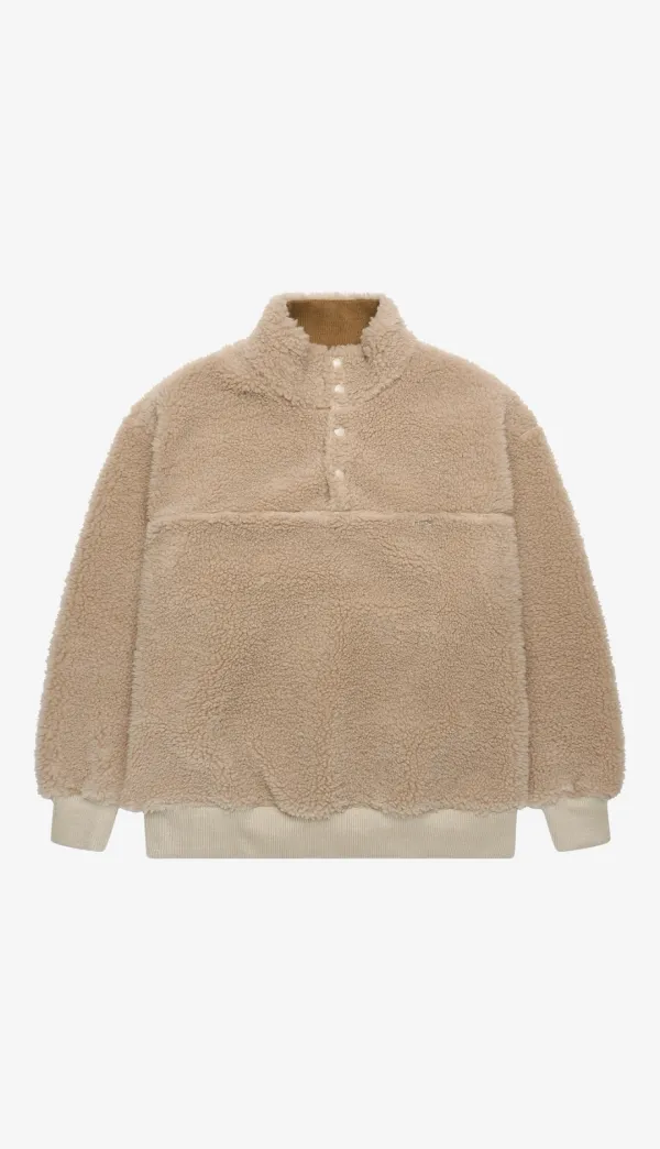 265. Teddy Sweatshirt _ Deep Beige