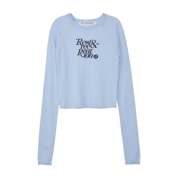 RAGLAN LONG SLEEVE KNIT - SKY BLUE