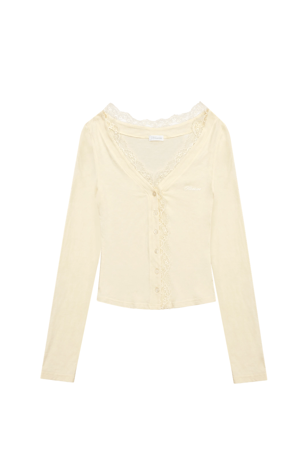 클리시어 Cream donuts sheer cardigan, Lemon 상품 이미지 1