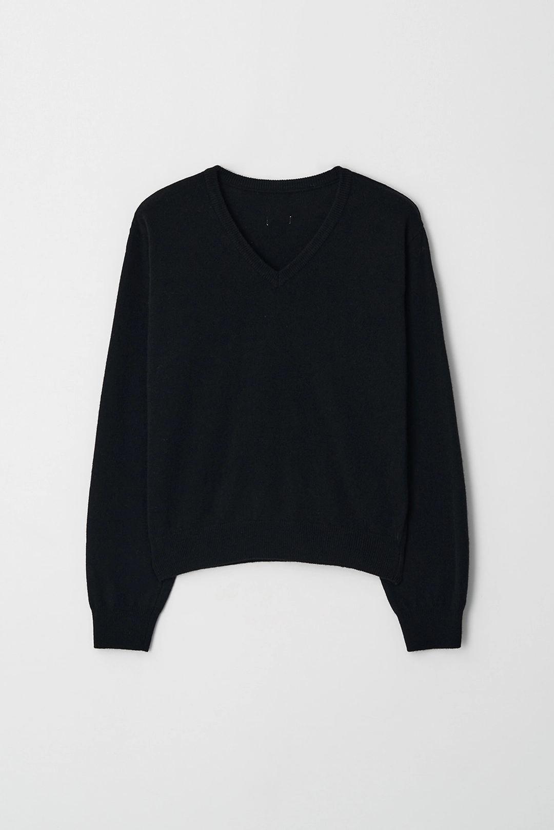 브렌다 브렌든 renee v-neck knit - black 상품 이미지 1