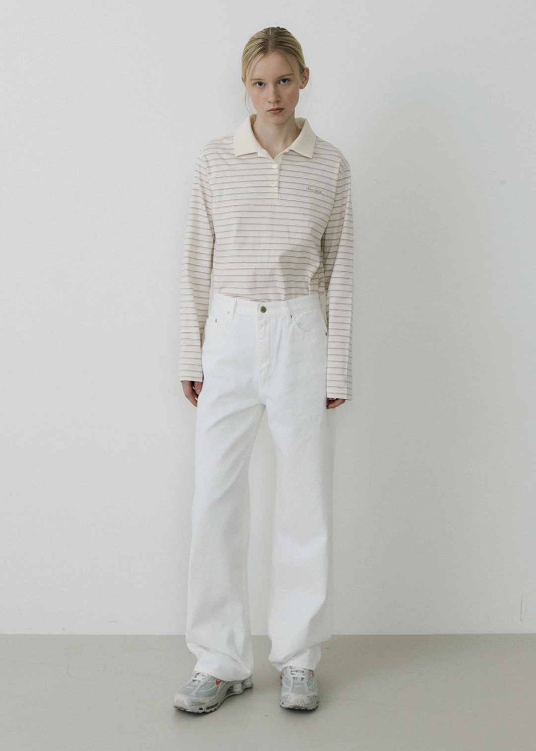 블루브릭 [13차] Wide denim (ivory) 상품 이미지 1