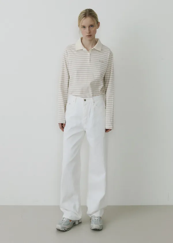 [13차] Wide denim (ivory)