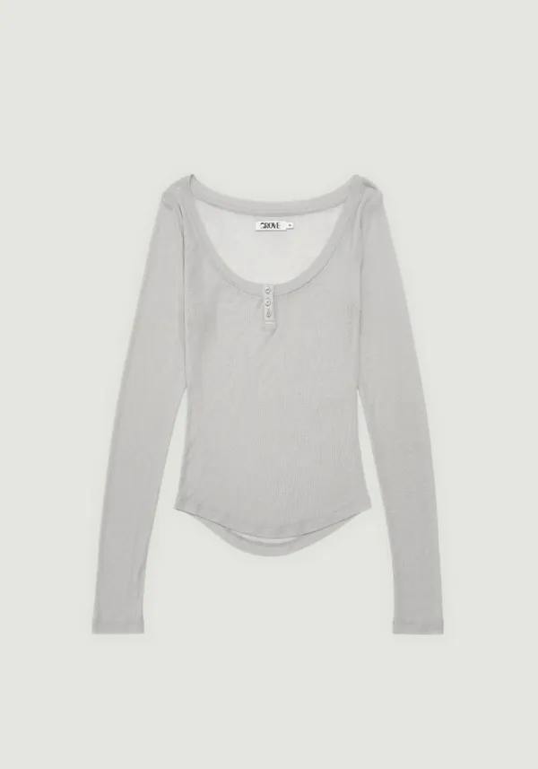 INA HENRY NECK T-SHIRT