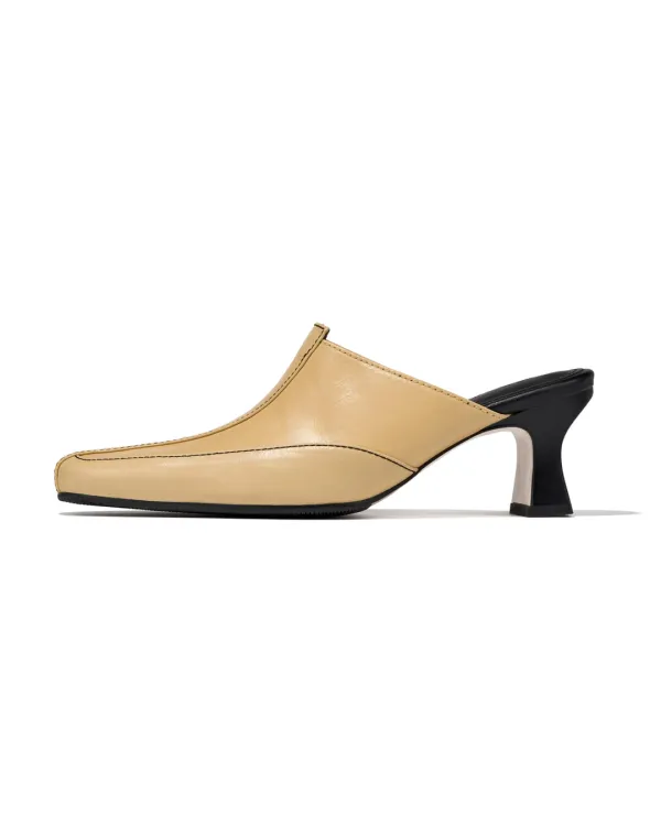 ARC TOE MULE_BEIGE