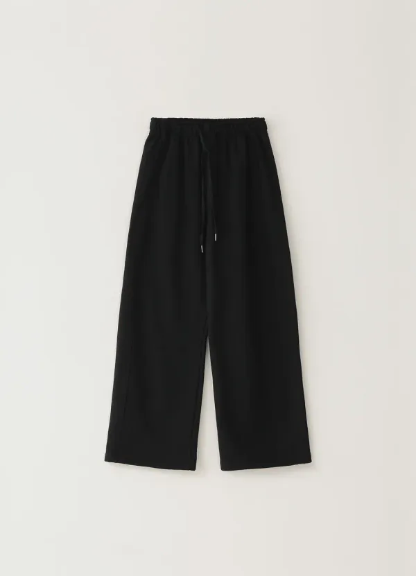 4TH / Side Slit Wild Pants - Black