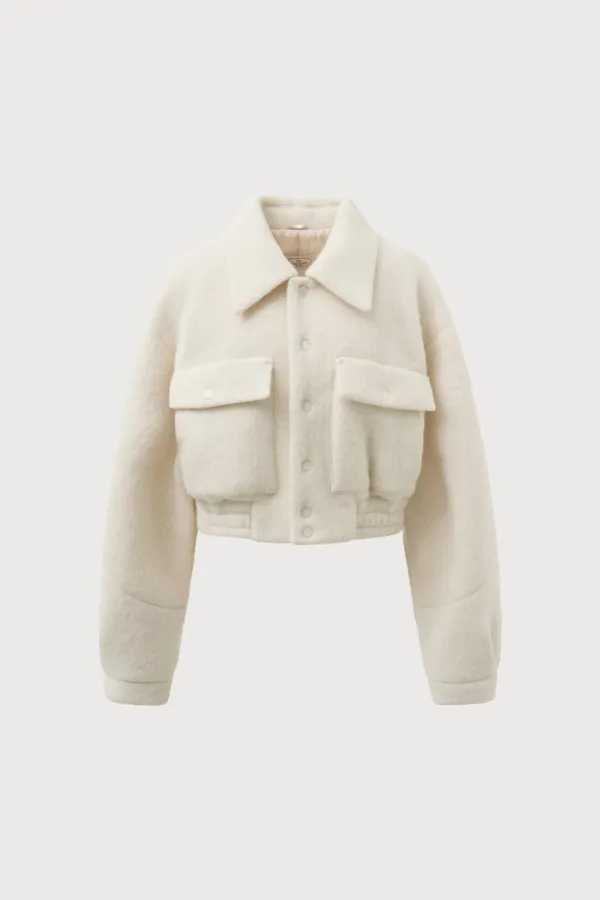 Wool blouson (ivory)