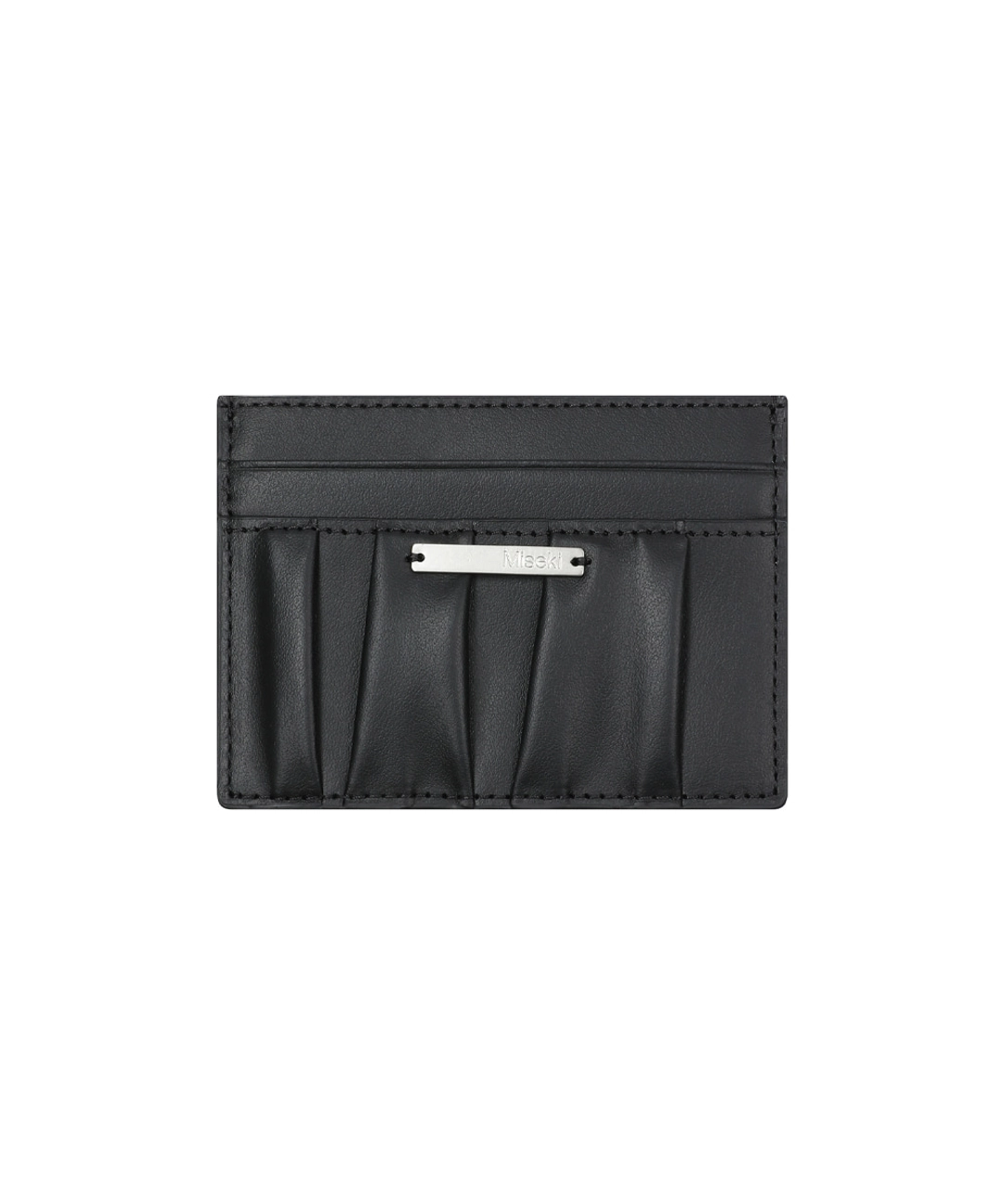 미세키서울 Pleats card holder BLACK 상품 이미지 1