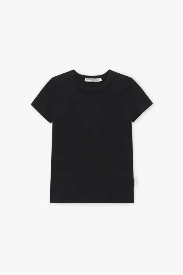 SUNBURN BASIC T-SHIRT, BLACK
