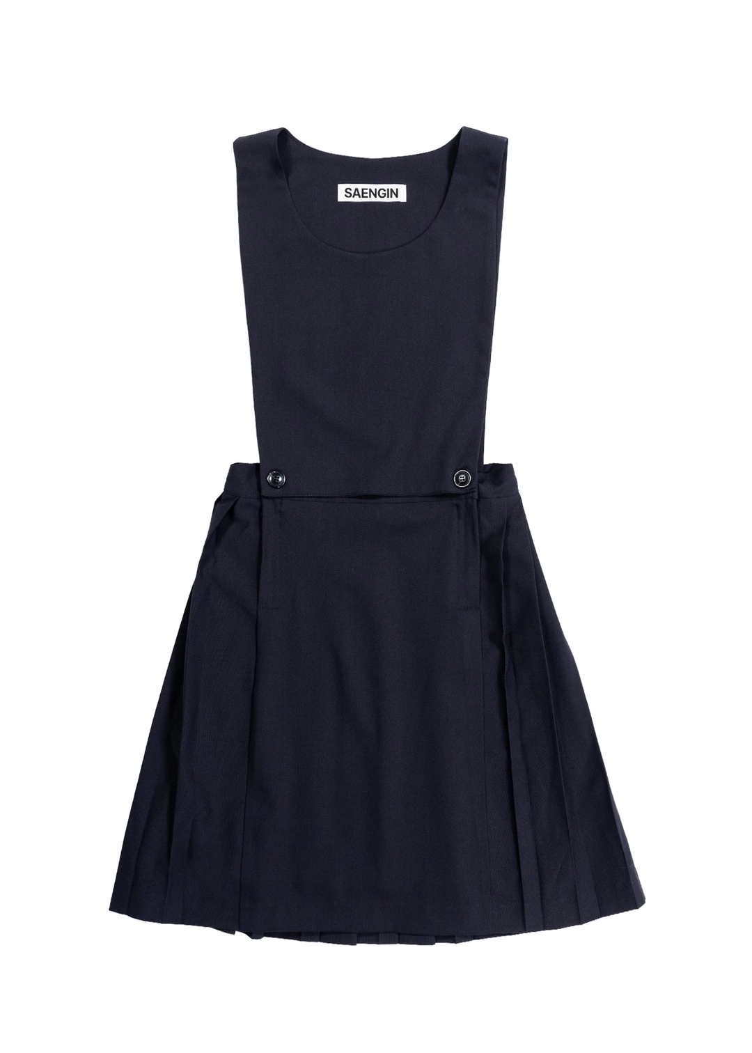 생긴 DETACHABLE PINAFORE DRESS - NAVY 상품 이미지 1