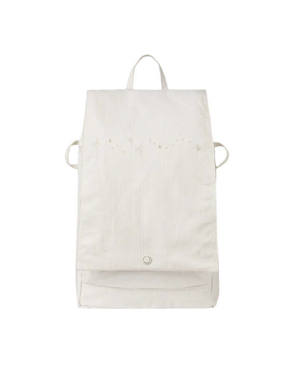 FLAP COVER BACKPACK [WHITE]