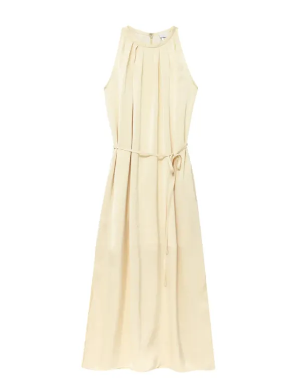 HALTERNECK DRESS_BUTTER
