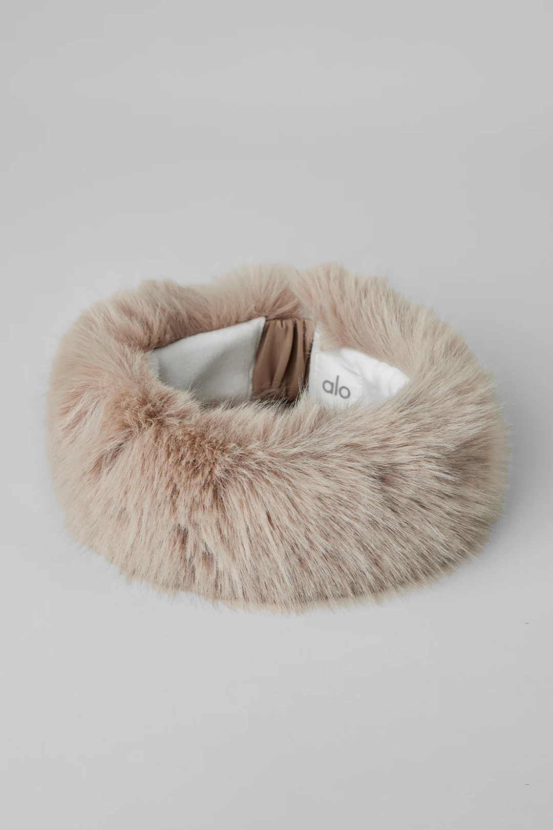 알로요가 Opulent Faux Fur Wintersun Headband - Oat 상품 이미지 1