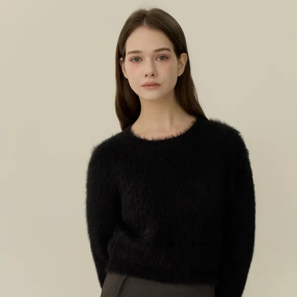 Fur Crewneck Sweater_2Color