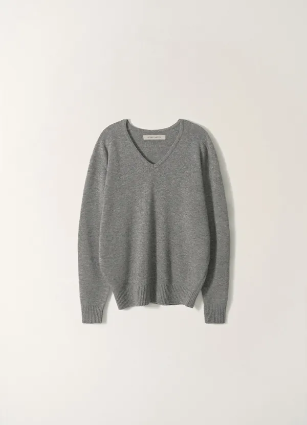 2ND / Carna v-neck pullover (Gray)