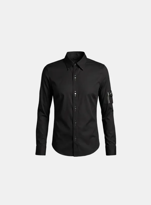 [w-sht26-012] Viper V2 Long Sleeve Shirt - Black