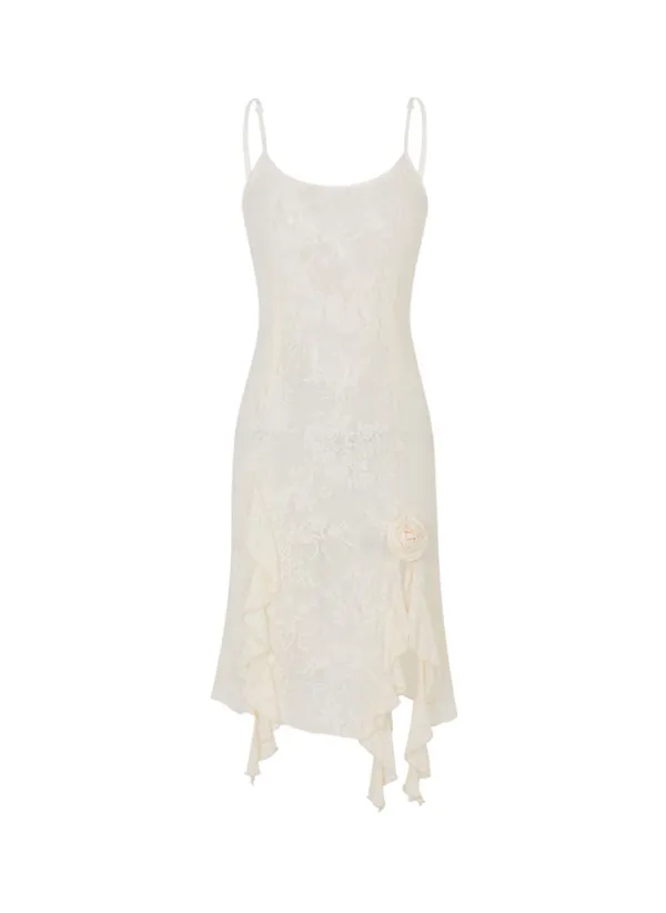 Antique See Through Dress (Cream)