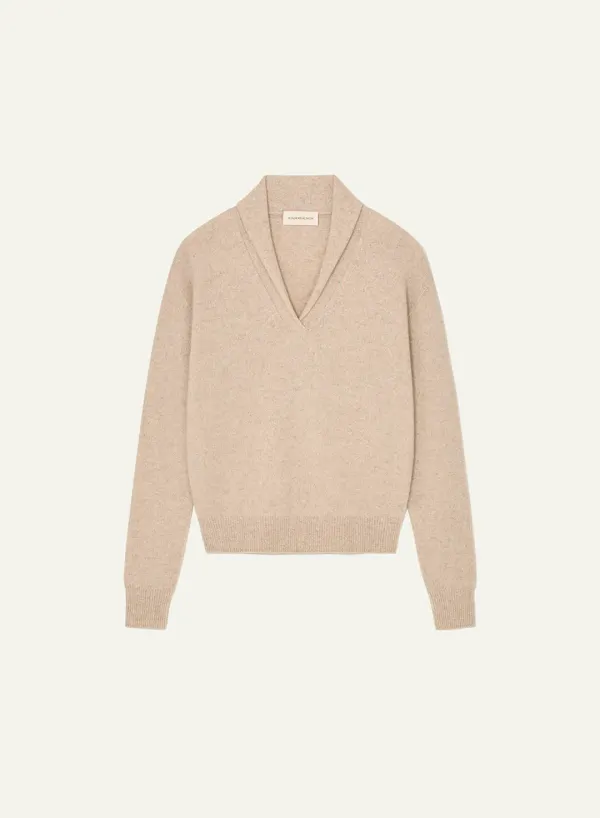 Shawl Collar Pullover Mocha