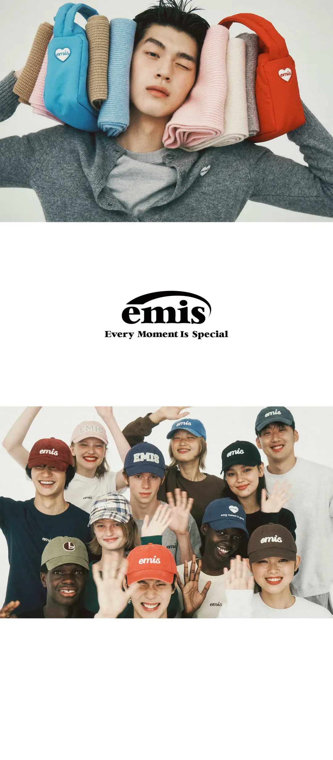 이미스 HEART WAPPEN BALL CAP-BROWN 상품 이미지 2
